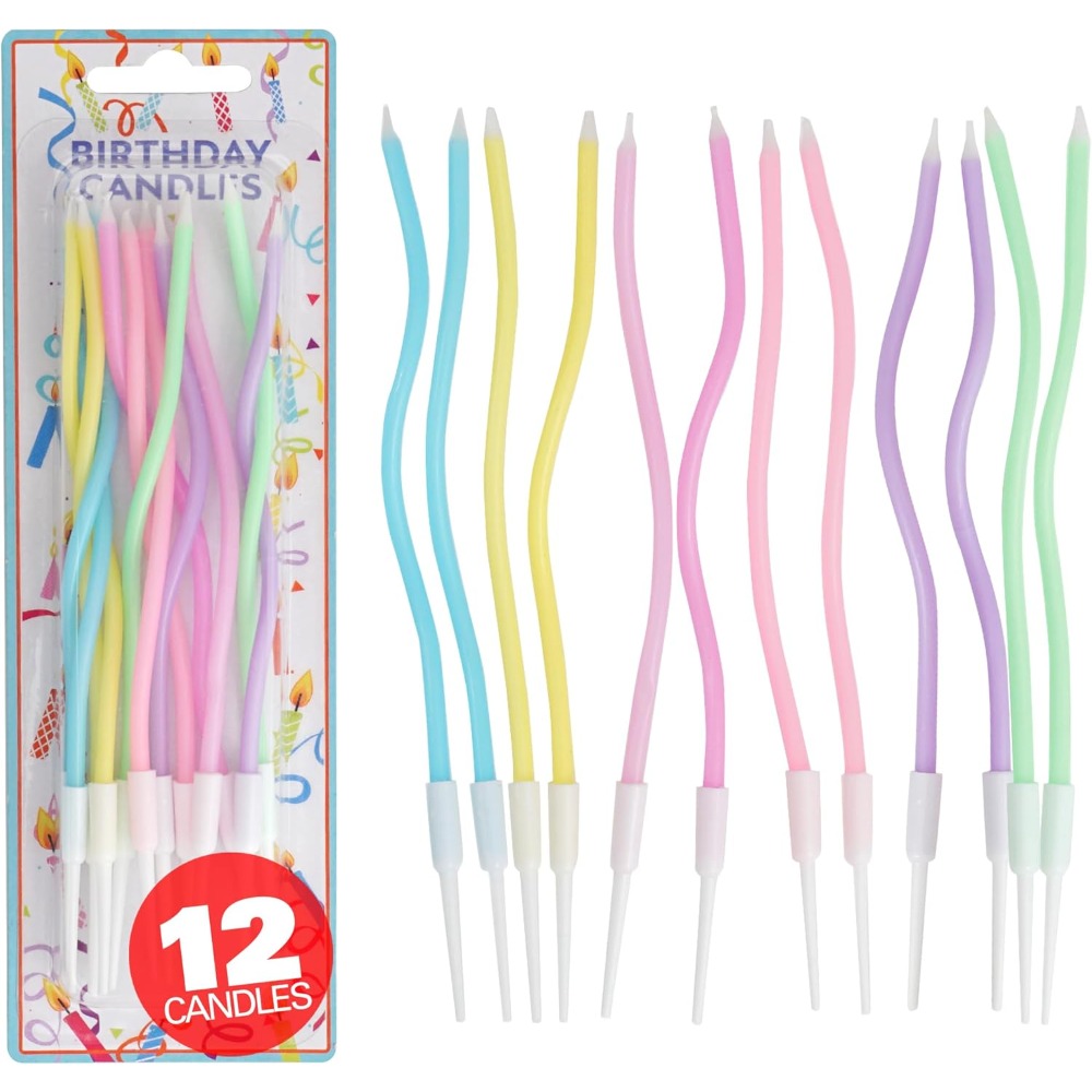 Supplies Of Candle - Juego de 12 Velas de Cumpleaños