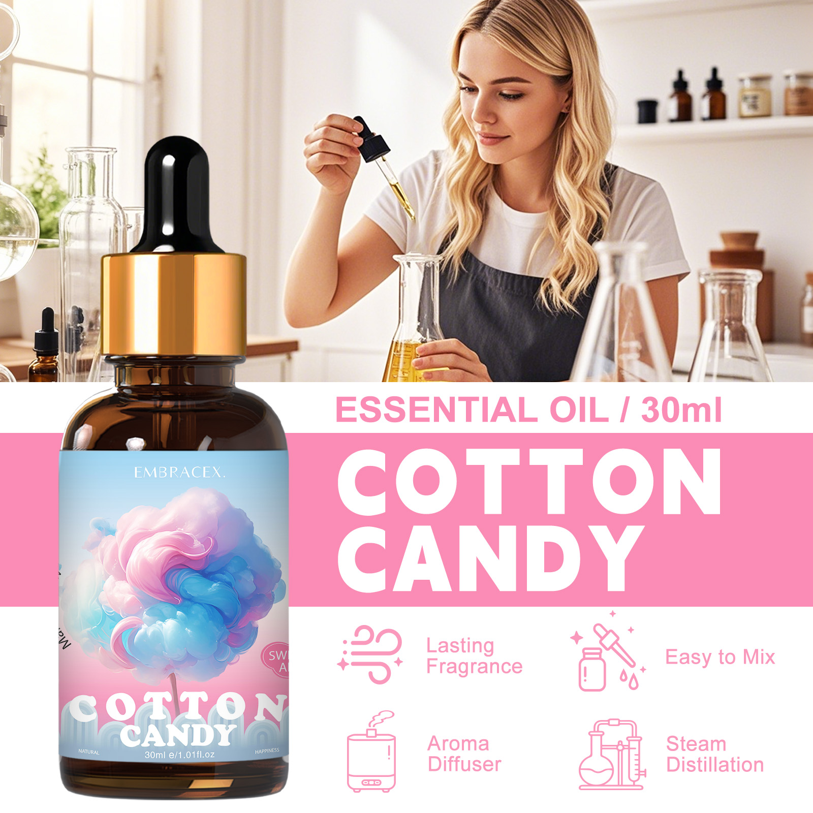 Aceite Esencial de Algodón de  - Candle Supplies Essential Oils reseña y precio