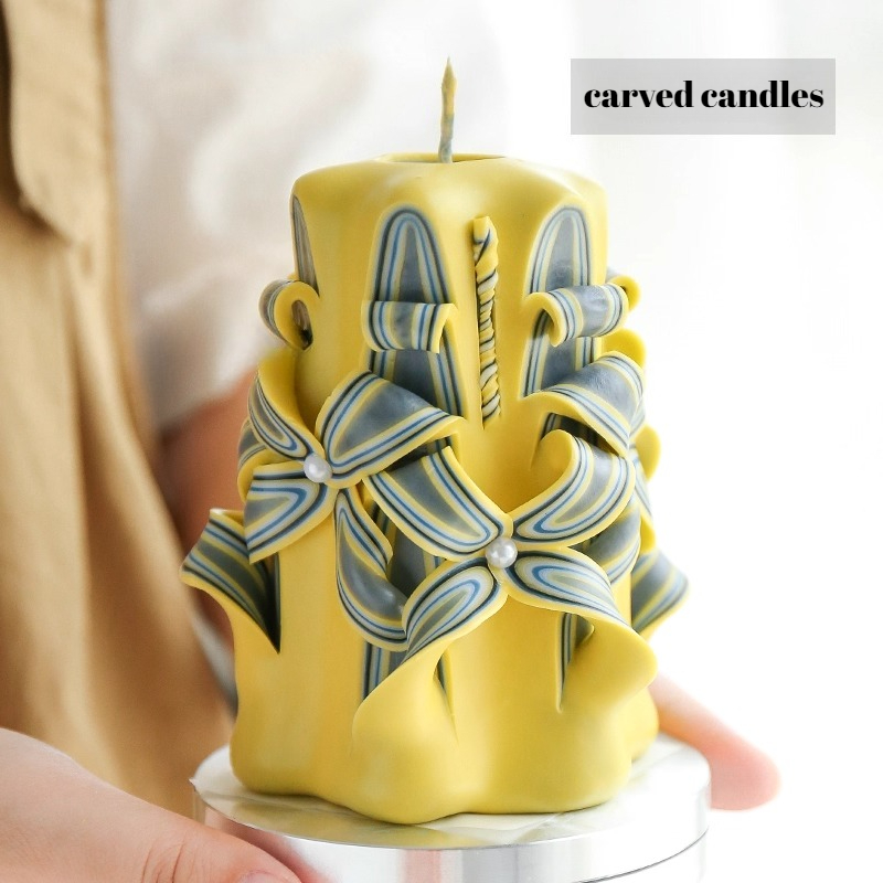 Vela perfumada tallada de 1KG, - Candle Supplies To Make Candles reseña y precio
